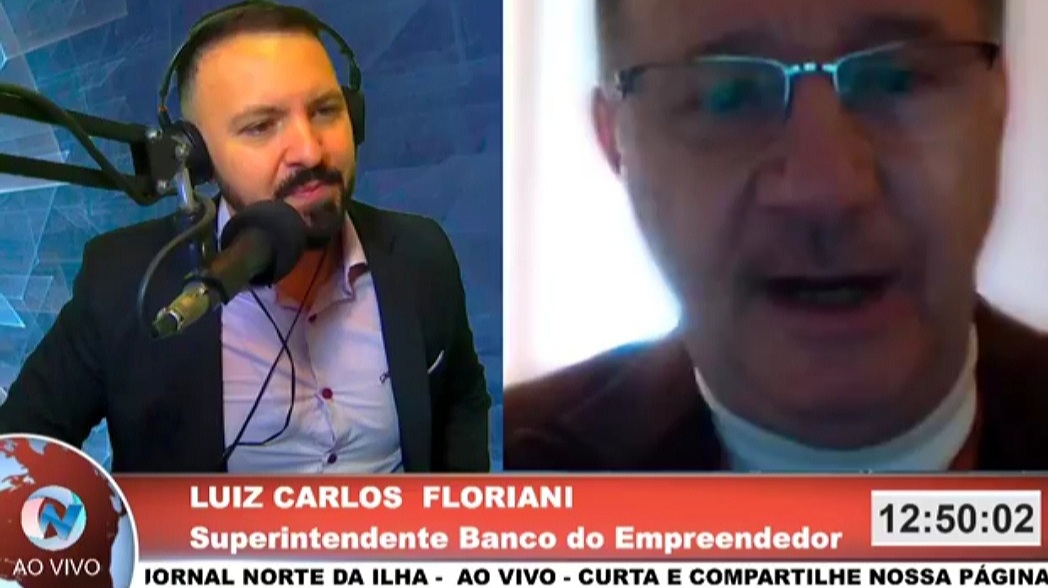 Superintendente do Banco do Empreendedor foi o entrevistado de hoje do Jornal Norte da Ilha