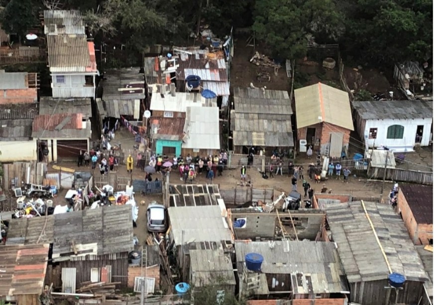 Favela da Lajota - arquivo Portal Norte da Ilha